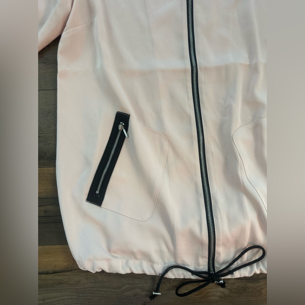 Zenergy by Chico’s Pink Bomber Jacket – Size 2 (M/L) - Picture 3 of 10